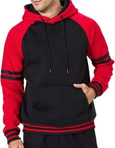 100% haute qualité coton hommes sweats à capuche dernière mode solide impression poche étiquette personnalisée Premium automne ODM en gros - Product Image 4