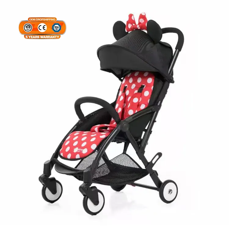 Wql Opvouwbare Lichtgewicht Multifunctionele Kinderwagen Ijzeren Buis Polyester Materiaal Kinderwagen Moeder Paraplu Baby Buggy