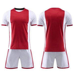 Diseño personalizado de secado rápido, uniformes de fútbol rojos y blancos, sublimadas camisetas de fútbol, ropa de fútbol - Product Image 1