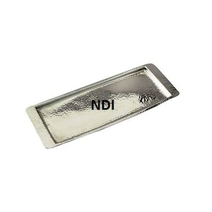 Restaurant Hôtel Fournitures Plateau De Serveur De Nourriture Plateau De Service En Métal De Style Moderne Finition Dorée Plateau De Service De Dessert De Nourriture - Product Image 5