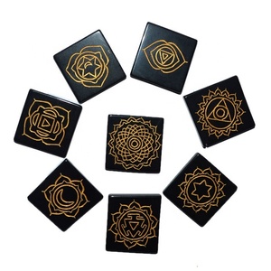 Ensemble de pierre de chakra de cristaux de guérison spirituelle de méditation, collection de pierre de yoga de méditation de guérison Reiki 7 chakra, produit de guérison de mascotte de cadeau de pierres de Fengshui - Product Image 2