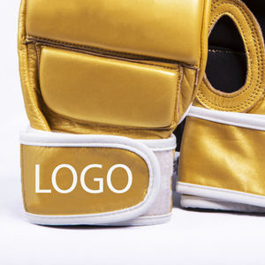 Guantes de boxeo y MMA de tamaño personalizado OEM hechos de cuero Servicio del fabricante para Artes Marciales Precio al por mayor Precio barato - Product Image 6