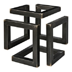 Figurines de bar ho en laiton, Sculptures en aluminium faites à la main pour décoration abstraite - Product Image 5