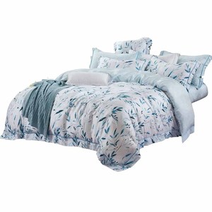 Ensemble de draps de lit brodés personnalisés en gros avec taie d'oreiller nouveau style de coton imprimé fabriqué en - Product Image 5