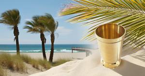 Copa Julep de latón de diseñador con mosaico de cuentas, vaso de cristal de lujo para accesorios Moscow Mule Mint - Product Image 2