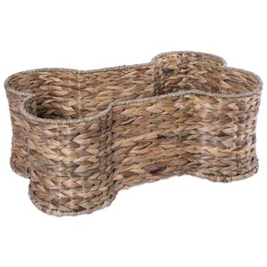 Bone Dry <b>Large</b> Water Hyacinth Bone Shape <b>Storage</b> <b>Basket</b> Pet Houses From Vietnam - Product Image 1