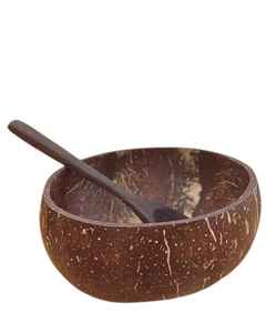 Cuenco de comedor de madera de coco respetuoso con el medio ambiente hecho a mano, seguro para alimentos y para el hogar, cocina o fiesta, disponible en todos los tamaños - Product Image 1