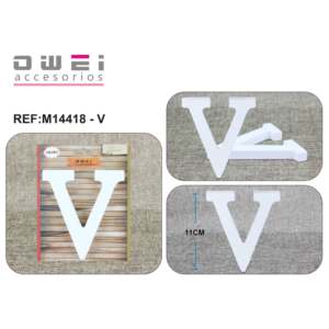 กระดานตัวอักษร C/2U 11cm1ไม้สีขาว - Product Image 1