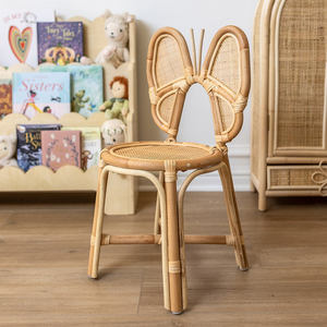 Handmade kid room furniture <b>small</b> kids <b>chair</b> high quality rattan butterfly <b>chairs</b> cheapest price from factory - Product Image 5
