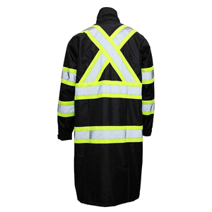 Ropa de Seguridad de Alta Visibilidad OEM para Adultos, Impermeable, Transpirable, con Tiras Reflectantes, Impermeable Largo para Senderismo y Actividades al Aire Libre - Product Image 3