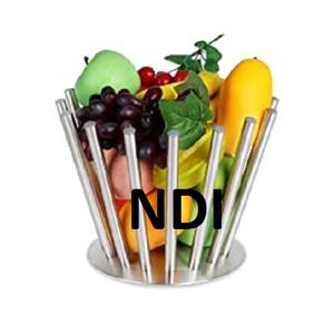 Panier de rangement de fruits de conception faite à la main de haute qualité panier de conteneur de fruits à trois niveaux pour l'utilisation de décoration de table de comptoir de cuisine - Product Image 2