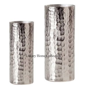 Jarrón de Metal dorado, hoja de aluminio de trabajo de diseño diferente, para el hogar y la boda florero decorativo, macetas y macetas de jardín - Product Image 5