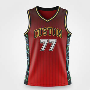 Camiseta de Baloncesto Transpirable con Estampado Personalizado para Unisex, Ropa de Equipo Personalizada, Camiseta de Malla de Secado Rápido para Competición - Product Image 1