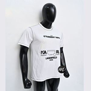 เสื้อยืดทรงบ็อกซี่ คอโอ แขนเสื้อแบบดรอปโชว์เดอร์ ตะเข็บเดี่ยว พิมพ์ลาย ผ้าฝ้ายทอ 100% ทรงปกติสำหรับผู้ชาย - Product Image 5