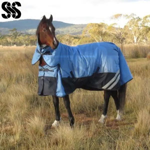 Weather-Resistant Breathable Waterproof Windproof Horse <b>Rug</b> 600D-1680D Ripstop Fabric Secure Buckles Lightweight Durable Design - Product Image 6