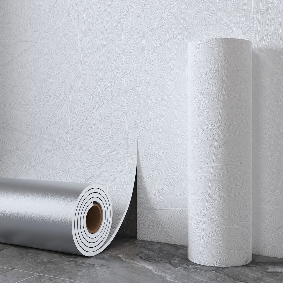 Curated visual reference: Gallery Detail: 60Cm Concrete Look Textured Wallpaper Roll Peel And Stick Waterproof
