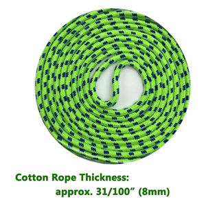 Cuerda de Saltar Doble Holandesa de 16 Pies para Niños - Mango de Madera - Cuerda de Saltar de Algodón Trenzado Ajustable para Ejercicio Físico - Product Image 6