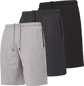 2025 pantalones cortos ligeros de verano para correr para hombre, logotipo personalizado impreso, bolsillos elásticos con cremallera, ropa de entrenamiento - Product Image 2