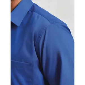Men's Long Sleeve Poplin Polo Shirt Corporate Merchandising Promotional Product - Product Image 5