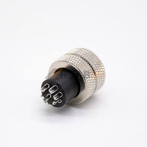 Connecteur <span class=keywords><strong>femelle</strong></span> M12 8 broches à code <span class=keywords><strong>A</strong></span>, <span class=keywords><strong>prise</strong></span> à <span class=keywords><strong>souder</strong></span> en plastique moulé pour câbles de signal de caméra industrielle et d'encodeur - Product Image 2