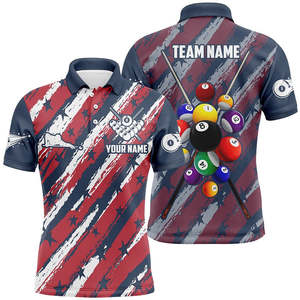 เสื้อโปโลสนุ๊กเกอร์สำหรับผู้ชายแบบกลับด้านได้เสื้อเจอร์ซีย์สำหรับทีมบิลเลียดสนุกเกอร์พูลเจอร์ PBJ-0032 - Product Image 5