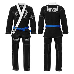 Conjuntos de uniformes de Kimono Jiu Jitsu personalizados más vendidos 100% algodón entrenamiento profesional duradero para artes marciales - Product Image 3