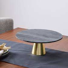 Latest Design Round Shaped Wedding Marble Tabletop Wooden Cake Stand for Home Decor Wedding and Restaurant Decor - Product Image 5