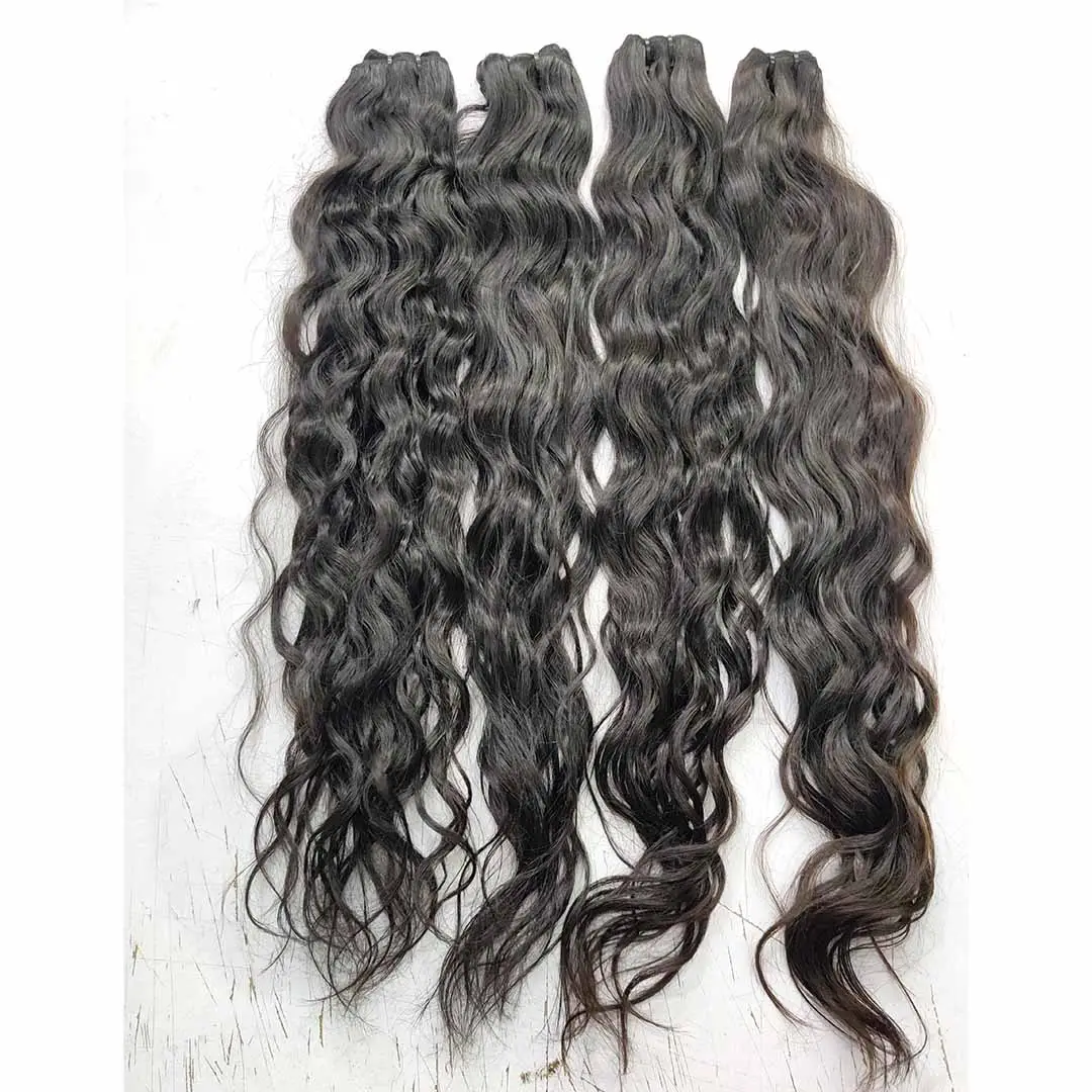 Human Hair Curly Virgin Unprocessed Indian Remy Weave Top Quality Extension Double Drawn Raw Hair Bundles