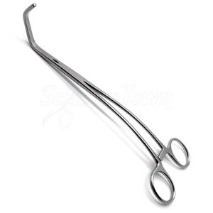 Pinza tangencial atraumática Satinsky DeBakey, instrumento quirúrgico de acero inoxidable de 9 pulgadas para cirugía hospitalaria - Product Image 1