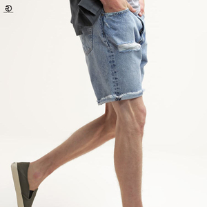 Vente en gros de jeans pour hommes de qualité supérieure Shorts en jean d'été personnalisés pour hommes Shorts en jean avec logo personnalisé Shorts en jean - Product Image 3