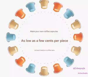 Capsules de café vides jetables à bon prix, couvercle en aluminium, 15 ml, qualité alimentaire, emballage de poudre de café, capsules de stockage - Product Image 2