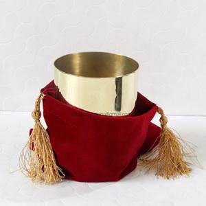 ภาชนะใส่เทียนทำด้วยมือหรูหราโหลโลหะทองเหลืองเปล่าติดโลโก้ได้ตามต้องการสำหรับทำเทียนแกะสลักฝาแบบเทคนิค - Product Image 2