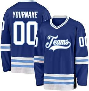 เสื้อเจอร์ซีย์ฮ็อกกี้น้ำแข็งสำหรับผู้ชายทีมแฟชั่นระเหิด2025ผู้ผลิตมืออาชีพปรับแต่งได้ - Product Image 1