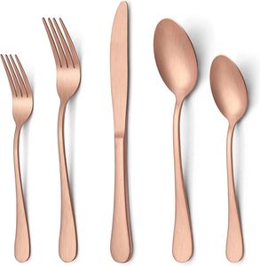 Hermoso juego de cubiertos pulidos de plata de nuevo diseño Colección de vajilla elegante - Product Image 6