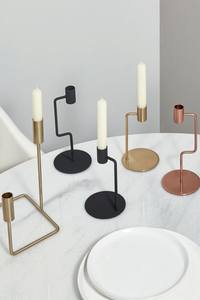 Bougeoir en fer moderne de luxe stocké meilleur fini nouveau Design chandelier en métal qualité supérieure décoration de la maison - Product Image 6