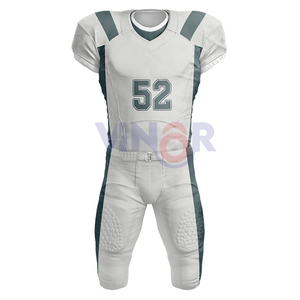 Venta al por mayor de ropa deportiva de secado rápido uniforme de fútbol americano bordado, Tops, Jersey de fútbol americano uniformes de fútbol americano - Product Image 5