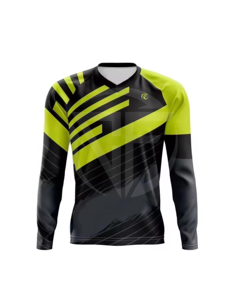 เสื้อแรชการ์ดสำหรับผู้ชายผ้าโพลีเอสเตอร์ระบายอากาศได้ดี100% ออกแบบตามต้องการ - Product Image 2