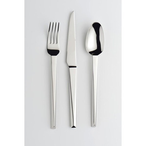 Ensemble de couverts de style occidental à poignée faite main en acier inoxydable poli argent plat pour la maison mariage hôtel - Product Image 4