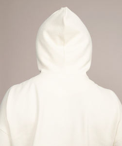 Wholesale Custom High Quality Blank <b>Soft</b> Fleece Oversized Lounge Cropped <b>Hoodie</b> Drop Shoulder Full Zip up <b>Hoodie</b> for <b>Women</b> - Product Image 6