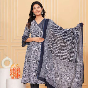 Los últimos conjuntos simples de Kurta de 3 piezas para mujeres y niñas, nuevo traje de Salewarkameez, ropa informal India - Product Image 1