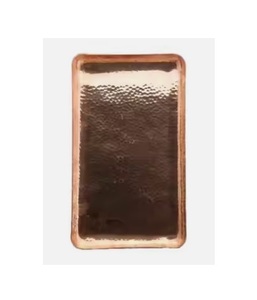 Juego de bandejas de cobre de alta calidad para utensilios de cocina y restaurantes Tamaño personalizado y bandeja de forma irregular - Product Image 1