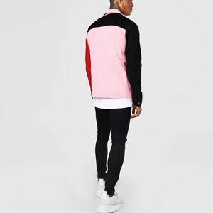 Fabricant de veste en jean vintage pour hommes personnalisée Collection hiver Street Wear de luxe avec col montant, toutes impressions numériques - Product Image 4