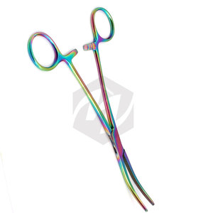 คีมหนีบห้ามเลือดอเนกประสงค์สีรุ้ง8 "คีมสเตนเลสเครื่องมือผ่าตัด - Product Image 2
