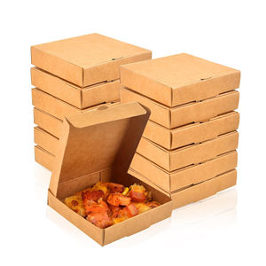 Cajas pequeñas para Pizza de 3,5 pulgadas, cajas desechables, Mini cajas de cartón para Pizza, 3,5x3,5 para Pizza, pastel, galletas, favores de fiesta - Product Image 1