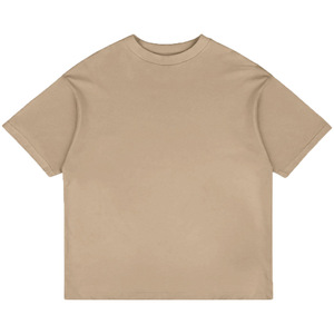 Camiseta Larga Informal de Manga Corta, Holgada, de Lona, Ecológica, Transpirable, Talla Grande, 100% Algodón Orgánico para Mujer - Product Image 1