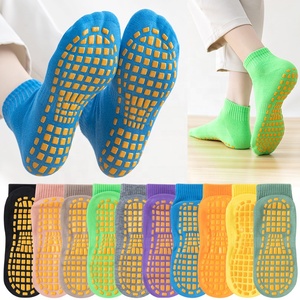 Non-Slip Anti-Slip <b>Socks</b> For Women Cotton Bamboo Fiber Ankle Length Solid Color Floor Use Summer Daily Wear Regular Style - Product Image 1