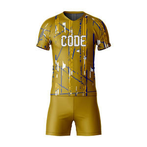 ชุดเสื้อฟุตบอลสำหรับผู้ชายกางเกงขาสั้นเสื้อฟุตบอลแบบอัตโนมัติพิมพ์ลายได้ตามต้องการ - Product Image 2