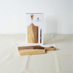 Tabla de cortar de madera de acacia profesional, tabla de cortar de cocina grande, logotipo personalizado - Product Image 5