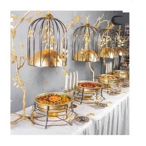 Catering Calentador de alimentos Plato de frotamiento Equipo comercial Plato de servicio para bodas Cumpleaños Navidad y eventos - Product Image 5