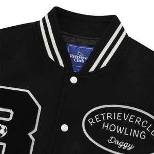 แจ็กเก็ตเบสบอลแจ็กเก็ตสำหรับผู้ชายเสื้อแจ็กเก็ตตัวแทนทีมโรงเรียนขนาดใหญ่พิเศษปักลาย - Product Image 5